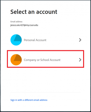 Select company or school account.png